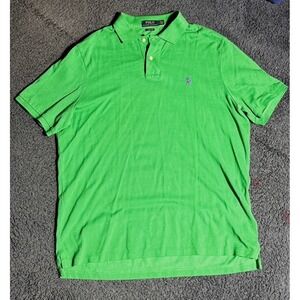Polo Ralph Lauren Classic Polo Shirt - Green - Size L